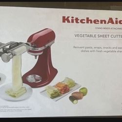 Kitchen aid vegetable sheet cutter attachment