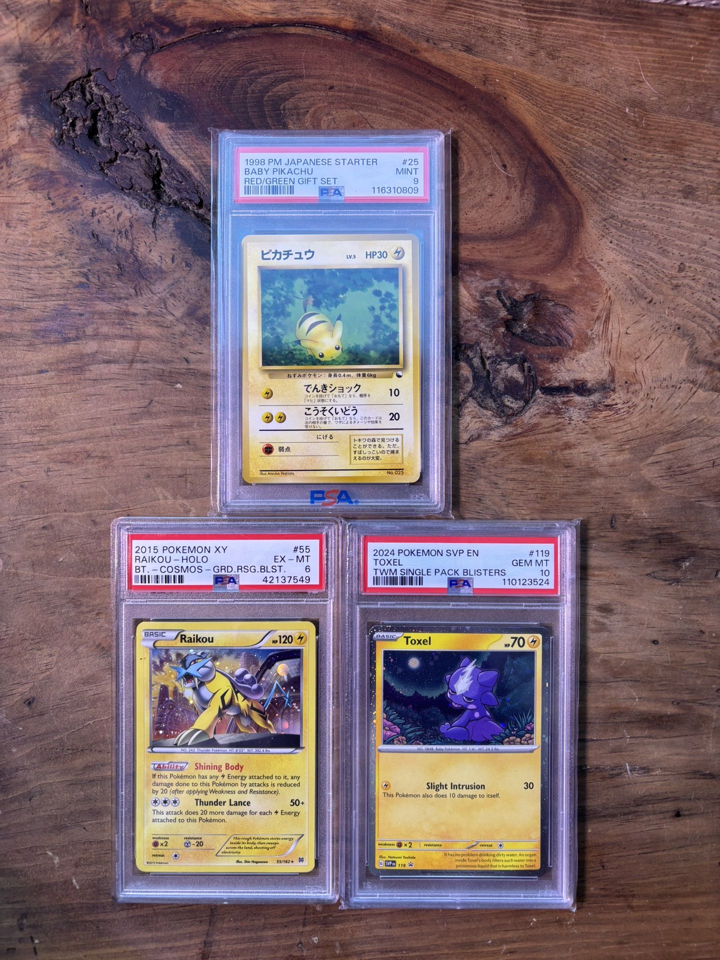 English Pokemon Slabs (individual prices in description)