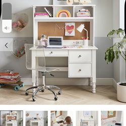 POTTERY BARN WHITE DESK