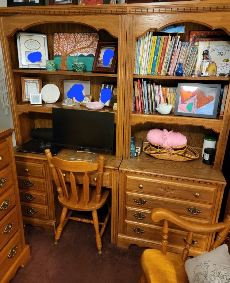 Dresser With Shelves