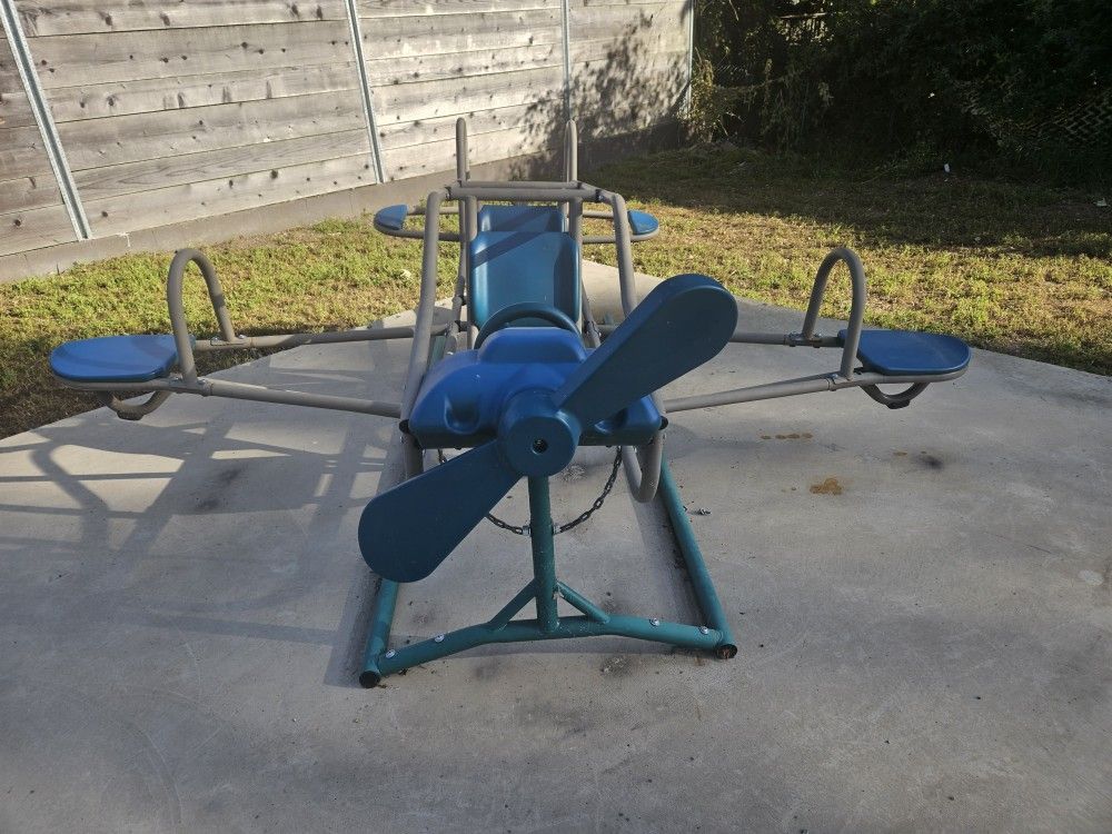 Airplain Teeter totter Out Door