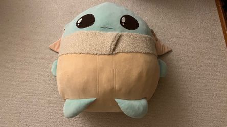 Baby yoda pillow
