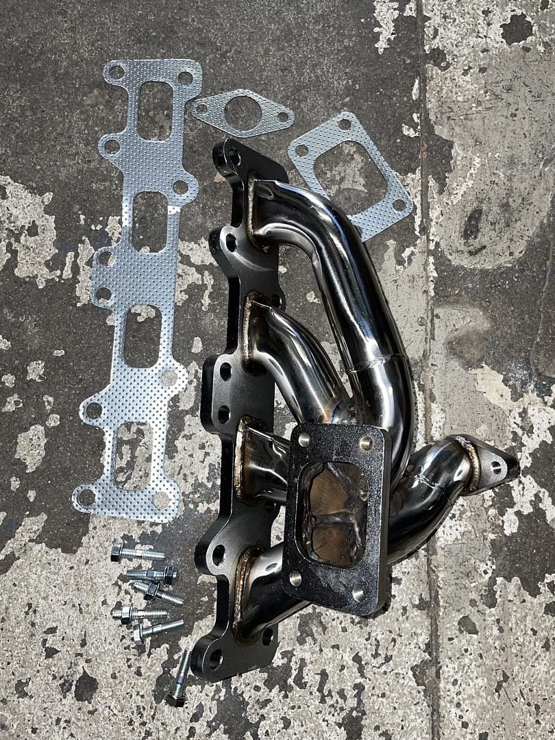 03 04 amd 05 Dodge Neon SRT 4 steel turbo manifold araña