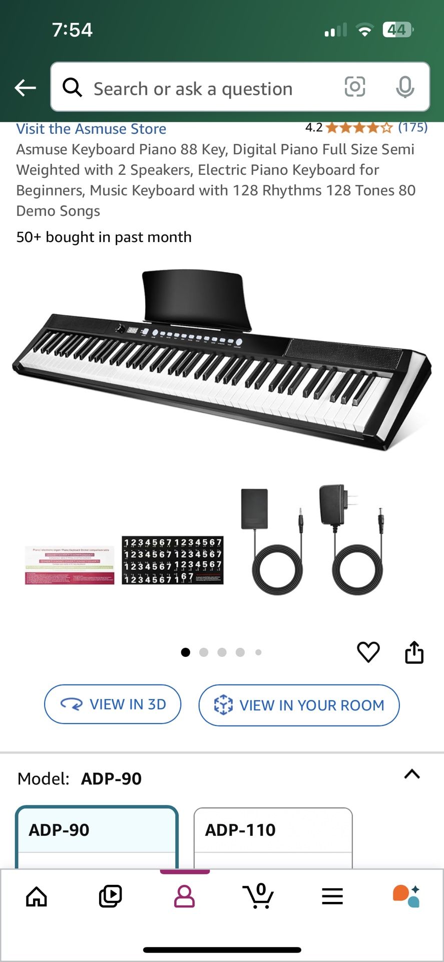 Piano Keyboard And Stand