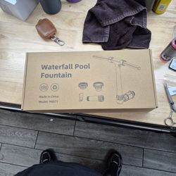 New Pool Fountain with Dual High-Pressure Spray,