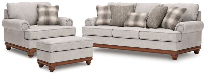 Clearbrooke Sandstone Sofa, Oversized Chair and Ottoman (Online Special Price)