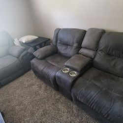 Good Condition Couch And Love Seat