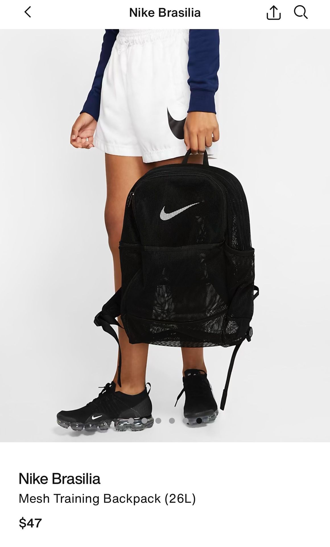 Nike Brasilia Mesh Backpack