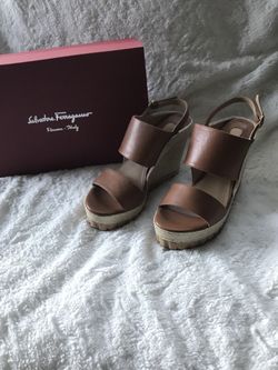 Used Salvatore Ferragamo Espadrilles sandals size 8.5