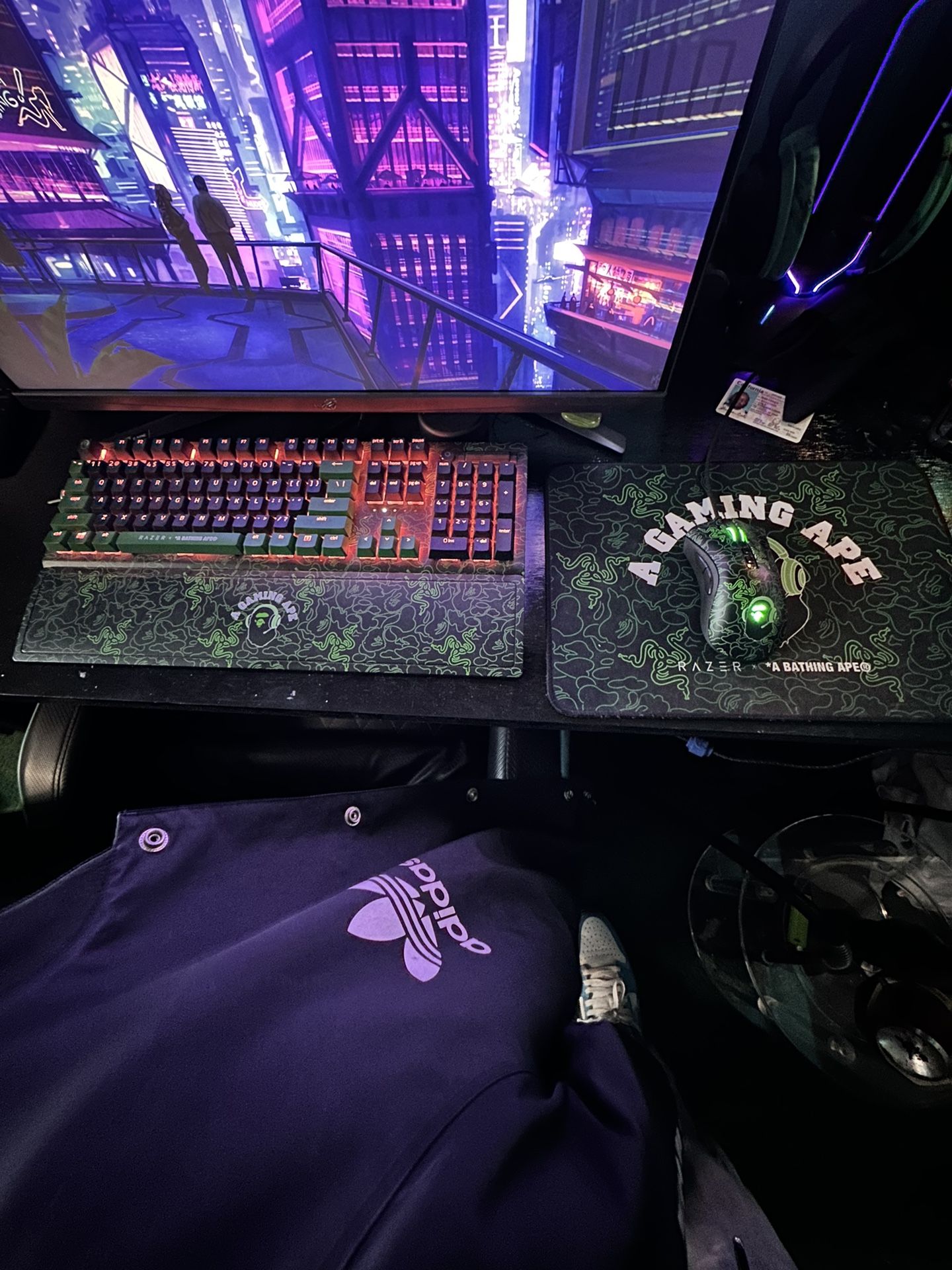 Bape X Razer Keyboard Mouse And Mousepad