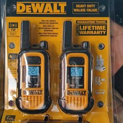 dewalt walkie talkie