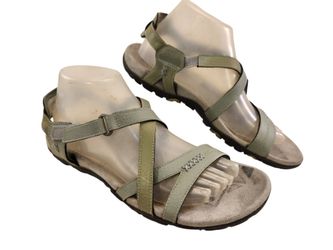 MERRELL SANDSPUR ROSE SAGE GREEN LEATHER SANDALS WOMEN SIZE 9/40