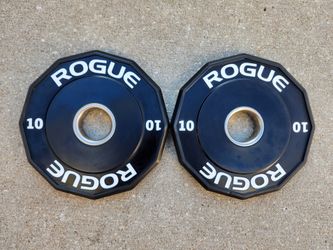 Rogue 12-Sided Urethane Grip Plates 10lbs