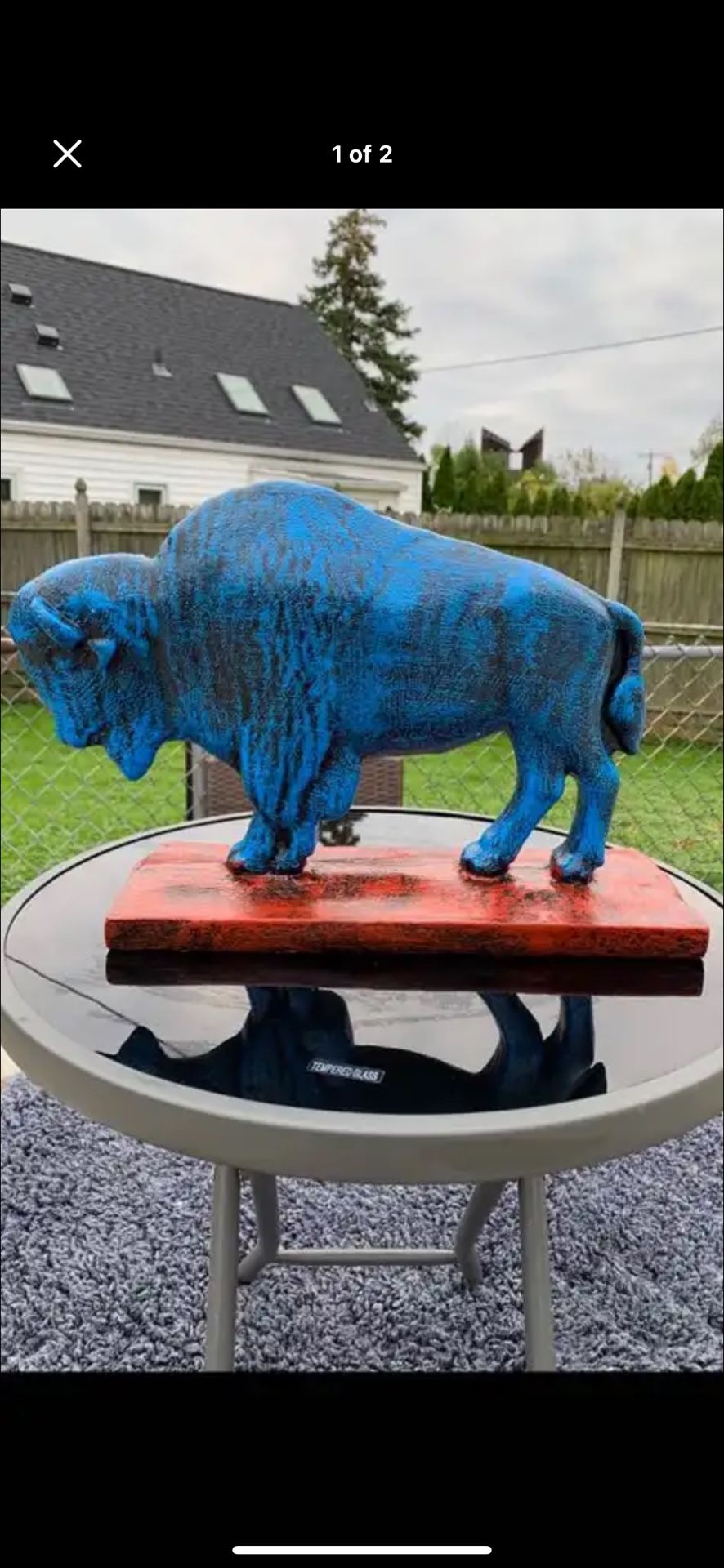 Let’s Go Buffalo Statue