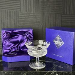 Edinburgh Crystal Thistle Cut Compote, Boxed (Thistle Centenary Edition)