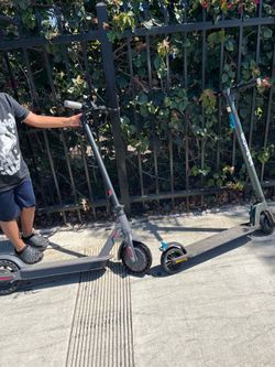 Scooter is electric