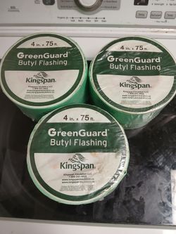 Kingspan green guard butyl flashing 4in x 75ft.