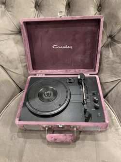 Portable Velvet Crosley Record Player