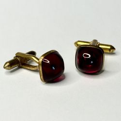 Red Ruby Men's Fancy Cufflinks