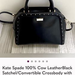 Kate spade Black Cow Leather satchel