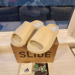 Yeezy Slides Bone Size 10