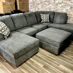AP- Great 2 Piece Sectional With Chaise/ Fast Delivery - Financing 