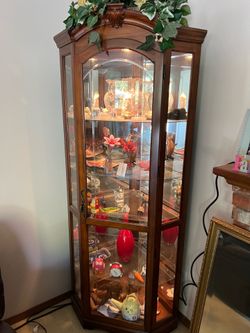China corner cabinet