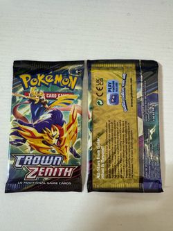 SEALED Pokémon TCG Crown Zenith Booster Pack PROMO