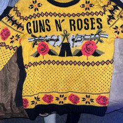 Guns N Roses “ugly Christmas Sweater” LARGE