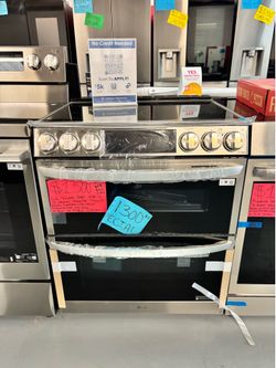 LG double oven stove