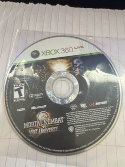 Midway Mortal Kombat vs. DC Universe Xbox 360 Disc Only