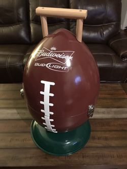 Budweiser Bud Lite Football Shaped BBQ Grill *RARE & BRAND NEW*