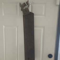 Rare vintage collectable huge big 27" miter hand saw