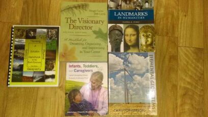 College text books (child development, Humanities)