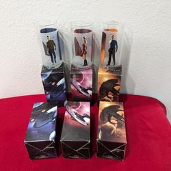 2008 STAR TREK Collectible Glasses/Cups Lot Of 6 Spock Uhura Kirk