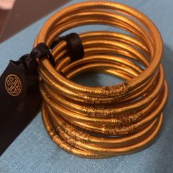 Gold All Weather Bangles - Serenity Prayer