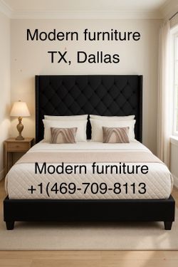 ✨ Brand New King Size Bed with Mattress ✨ Sleep in comfort and luxury with this elegant king size bed and mattress set. 🛏️🔥 Modern design, high qual