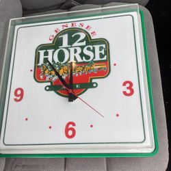 Genessee 12 Horse Ale Clock