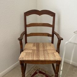 Vintage Ladder Back  Arm Chair