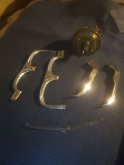 65 impala parts front eyelid moldings brake booster as new