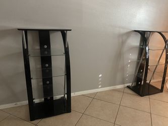 Two Glass Stands