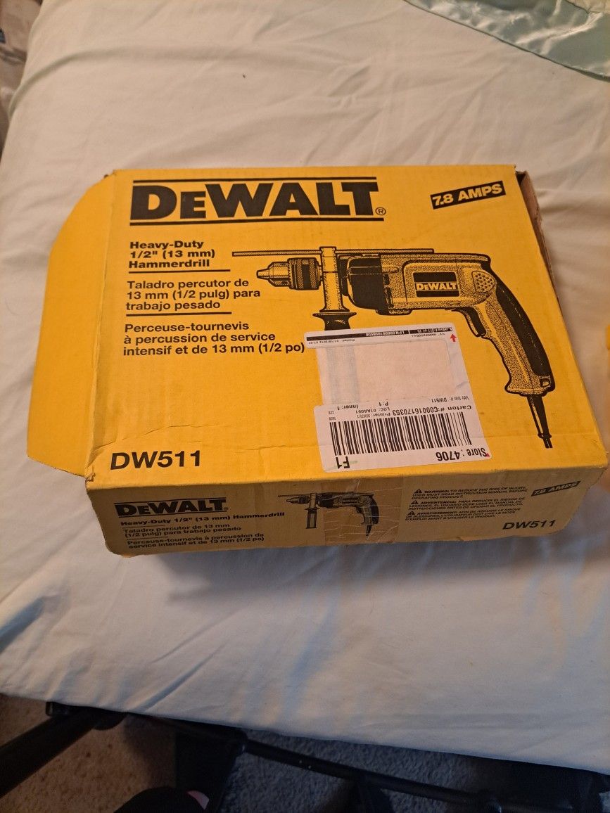 Dewalt Corded Half Inch Hammer Drill