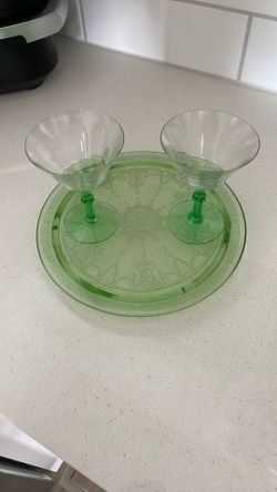 “Vaseline” Ware & 50’s Dutch Pewter Bottle