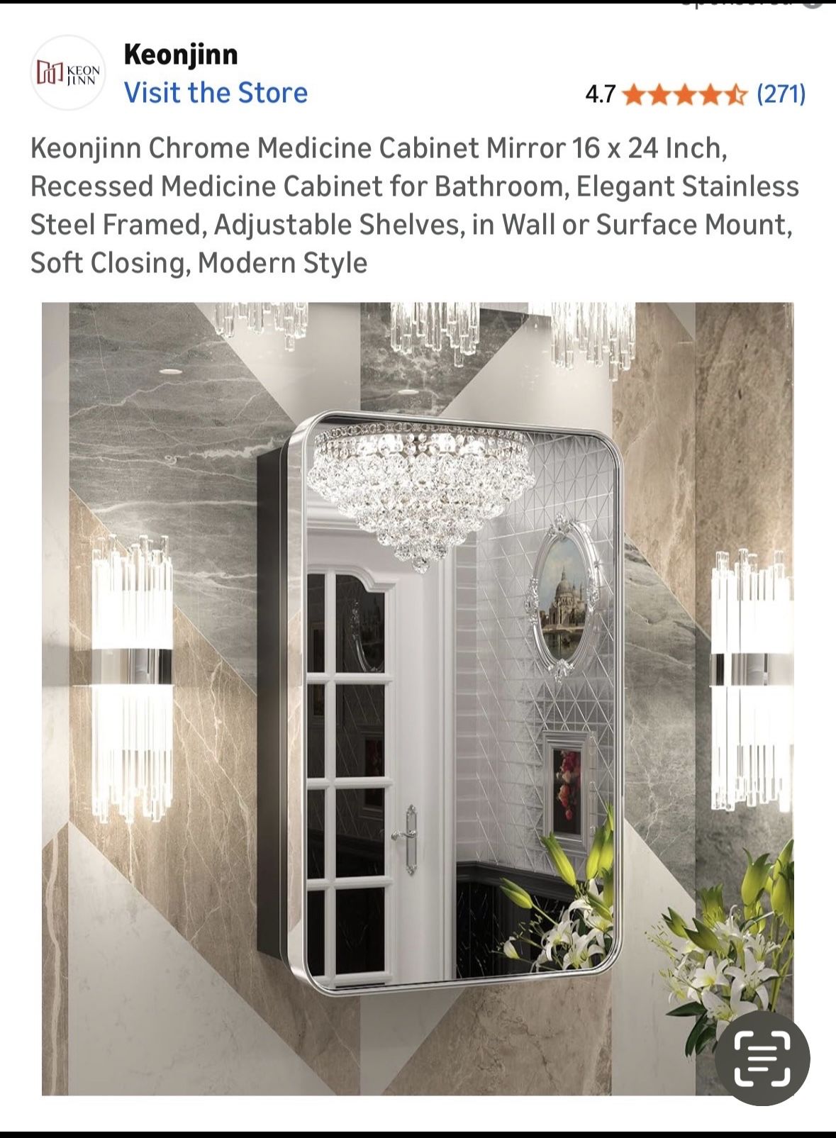 Brand New Beautiful Stainless Steel Cabinet