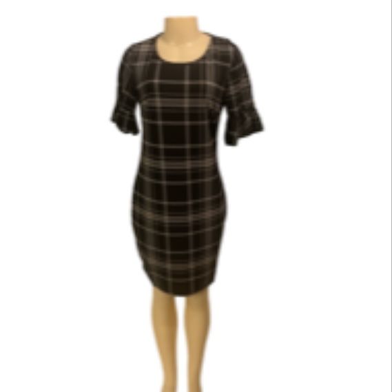 Neve Fashion Sz M Woman Dress plaid