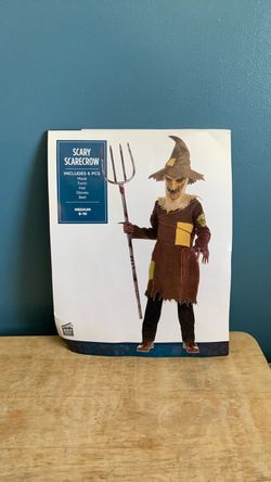 HALLOWEEN SCARY SCARECROW KIDS SIZE MEDIUM 8-10 COSTUME