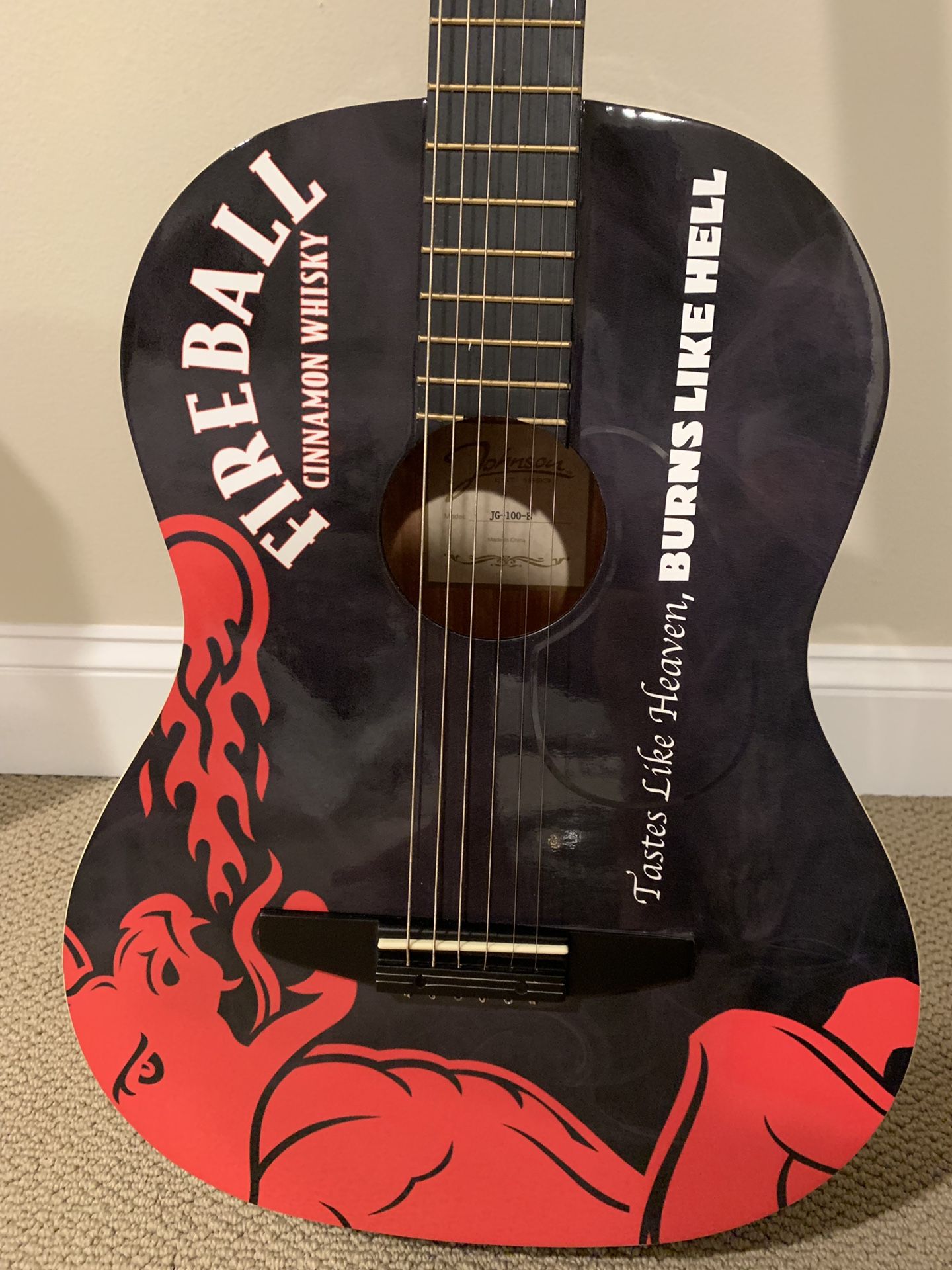 Johnson Fireball Acoustic Guitar
