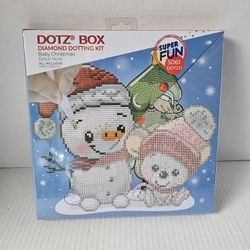Dotz Box Diamond Dotting Kit Baby Christmas NEW 