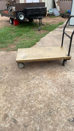 Heavy duty, steel cart easy pulling