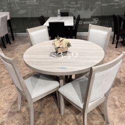5-Pc Dining Table Set 